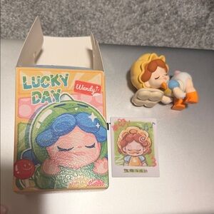 WENDY Lucky Day Angel Vinyl Figure - Yellow, Blue & Orange
